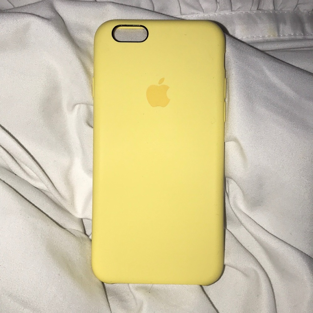 APPLE SILICON yellow iphone 6 case
